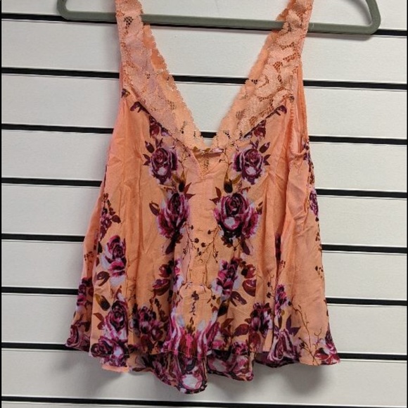 Free People Floral Lace Tank NWT - Picture 4 of 4